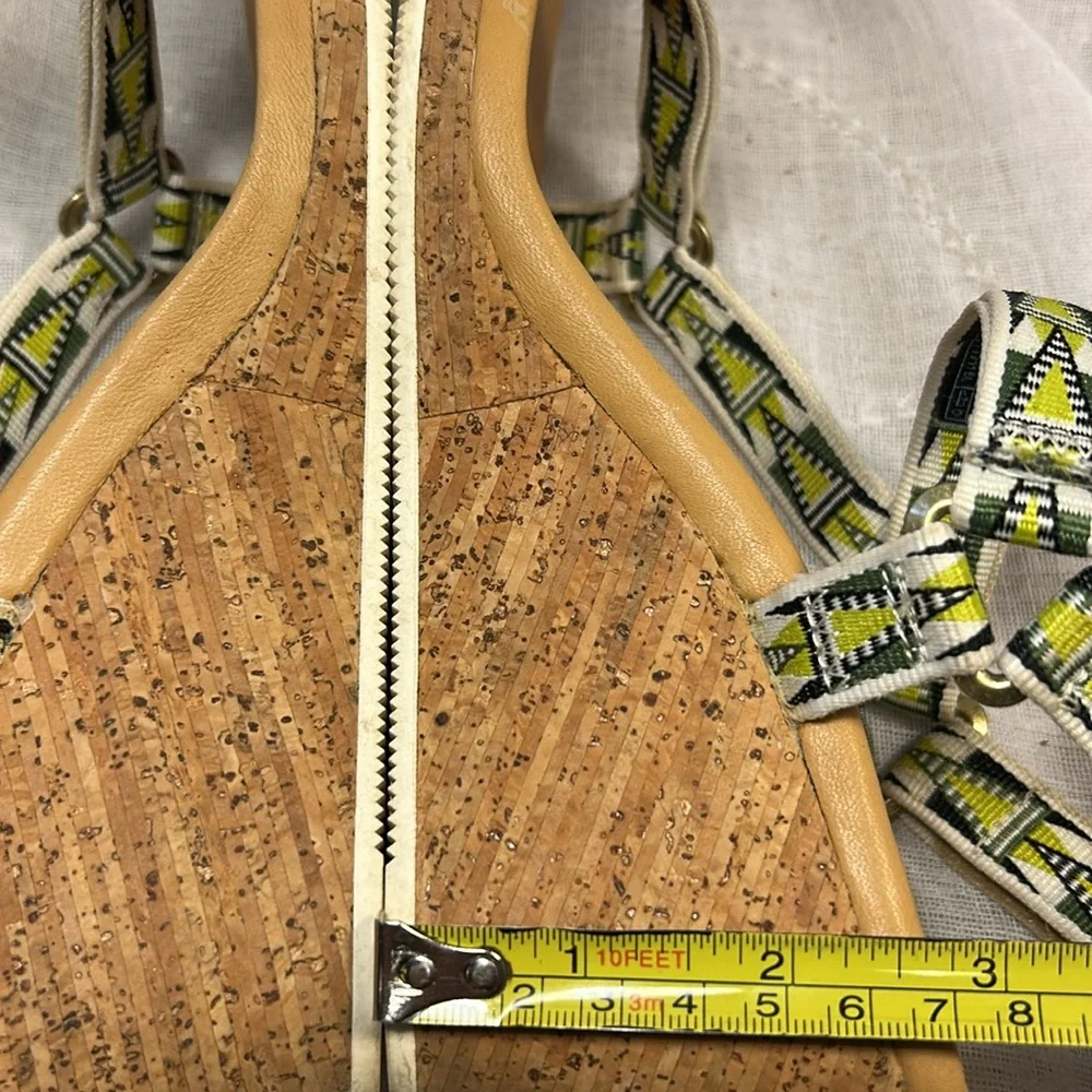 Teva almost NEW cork leather comfortable wedge sandal